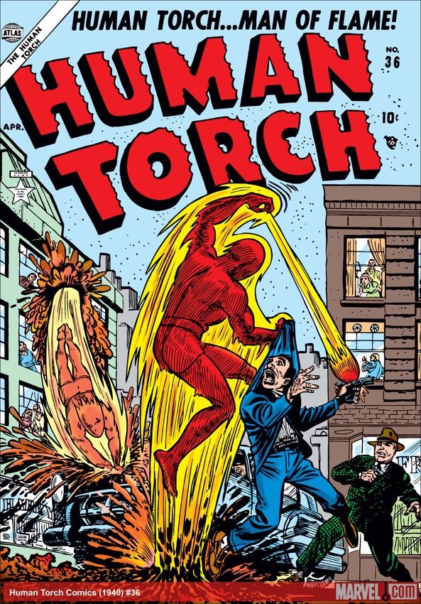 Cover of Human Torch Comics (1940) - #36
