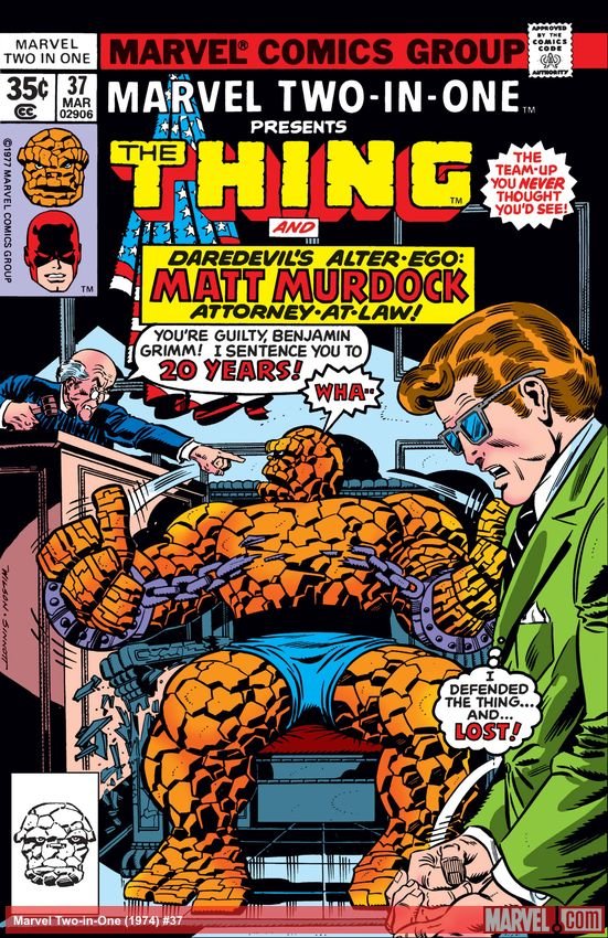 Cover of Marvel Two-In-One (1974) - #37