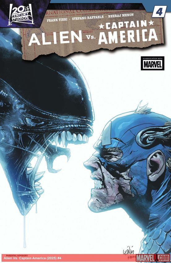 Cover of Alien Vs. Captain America (2025) - #4