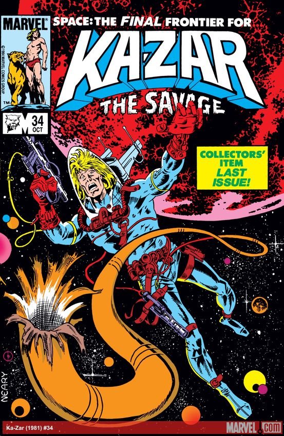Cover of Ka-Zar The Savage (1981) - #34