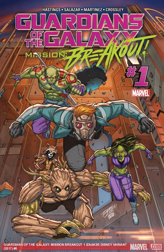 Cover of Guardians Of The Galaxy: Mission Breakout (2017) - #1