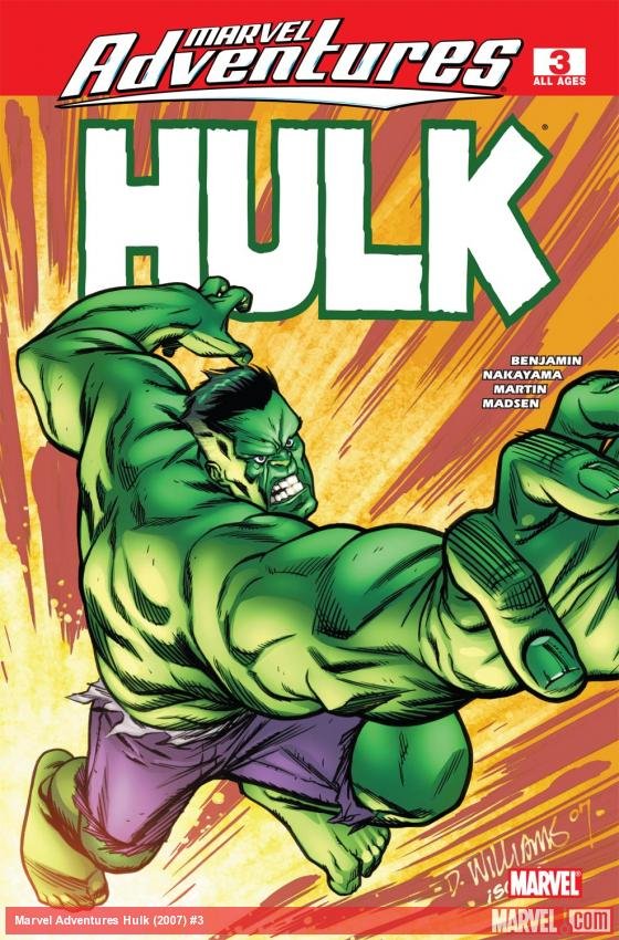 Cover of Marvel Adventures Hulk (2007) - #3