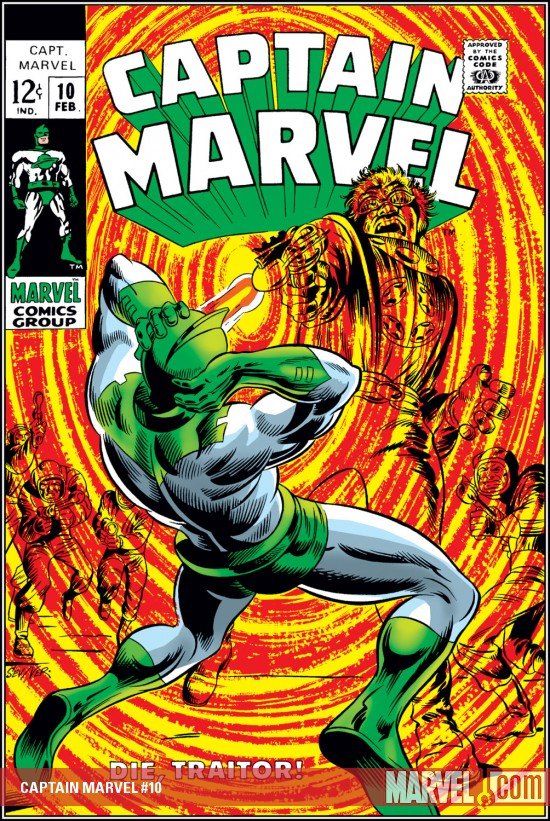 Cover of Captain Marvel (1968) - #10