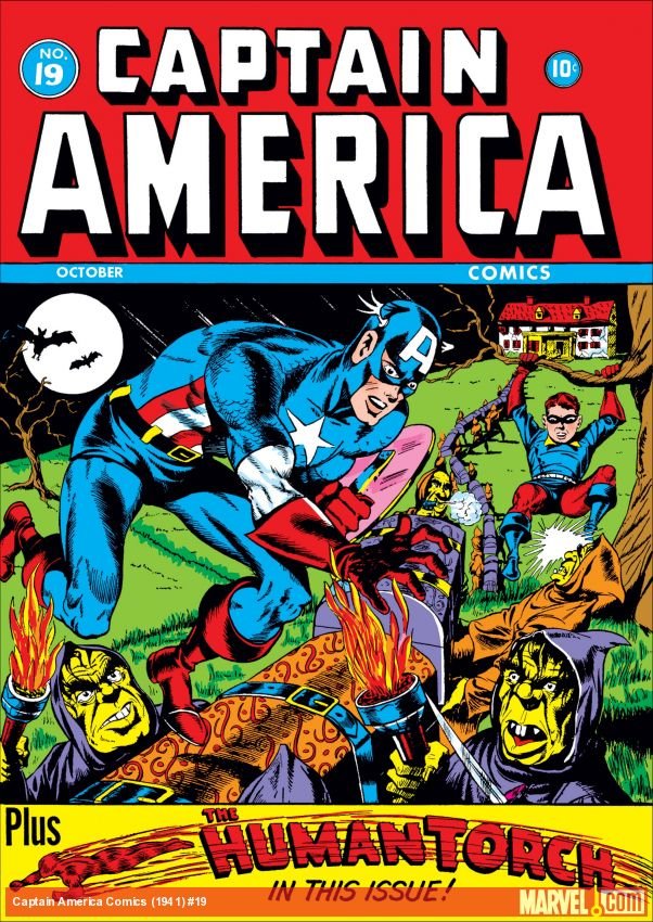 Cover of Captain America Comics (1941) - #19