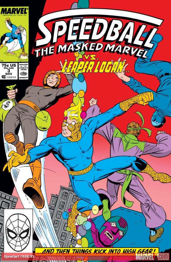 Cover of Speedball (1988) - #3