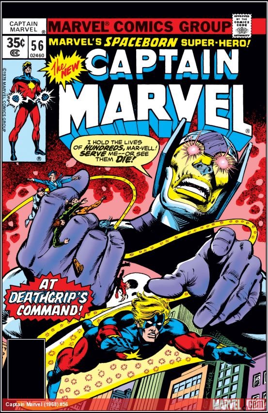 Cover of Captain Marvel (1968) - #56