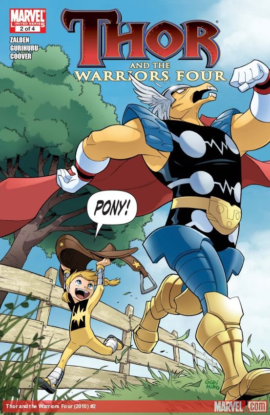 Cover of Thor And The Warriors Four (2010) - #2