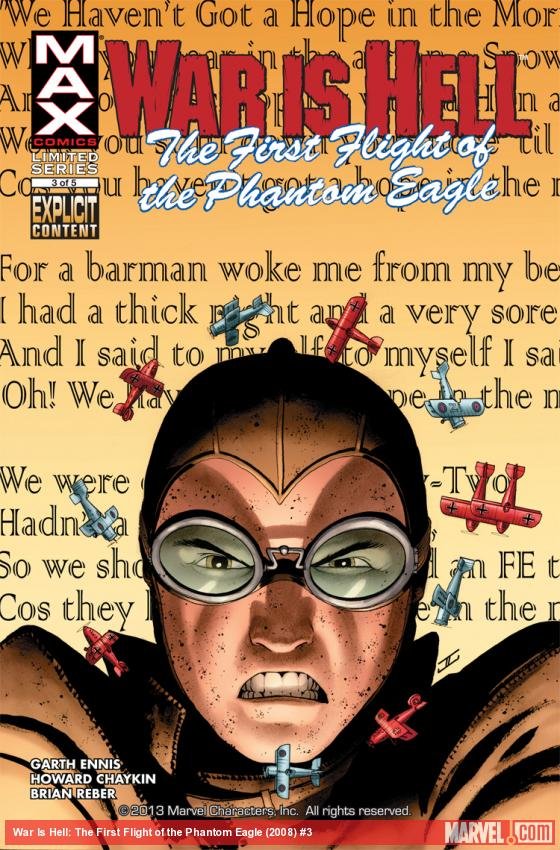 Cover of War Is Hell: The First Flight Of The Phantom Eagle (2008) - #3