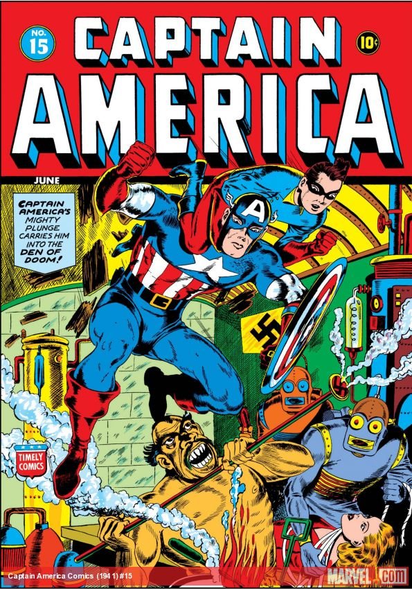 Cover of Captain America Comics (1941) - #15