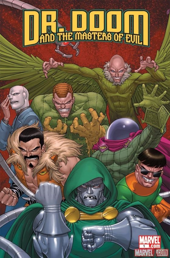 Cover of Doctor Doom And The Masters Of Evil (2009) - #1