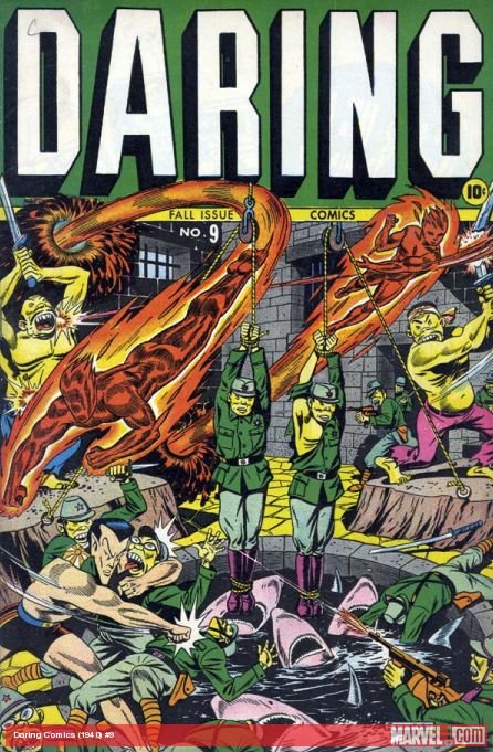 Cover of Daring Comics (1944) - #9