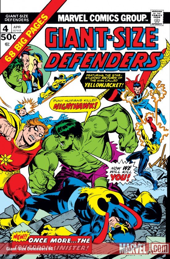 Cover of Giant-Size Defenders (1974) - #4