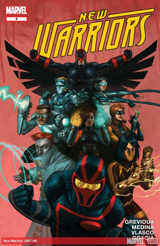 Cover of New Warriors (2007) - #9