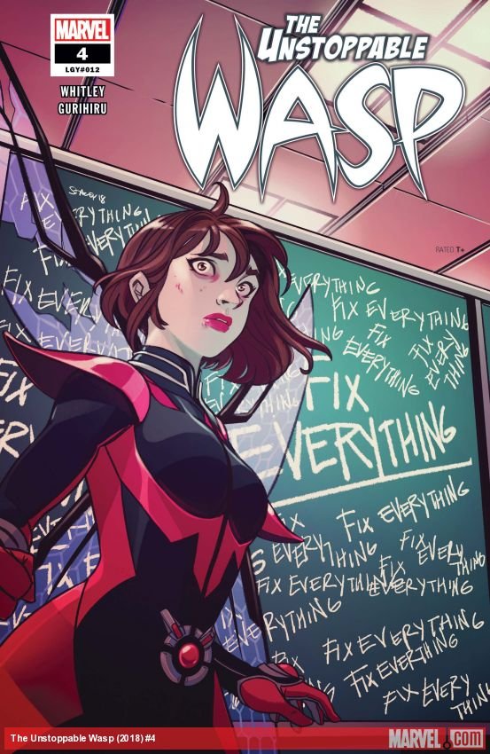 Cover of The Unstoppable Wasp (2018) - #4