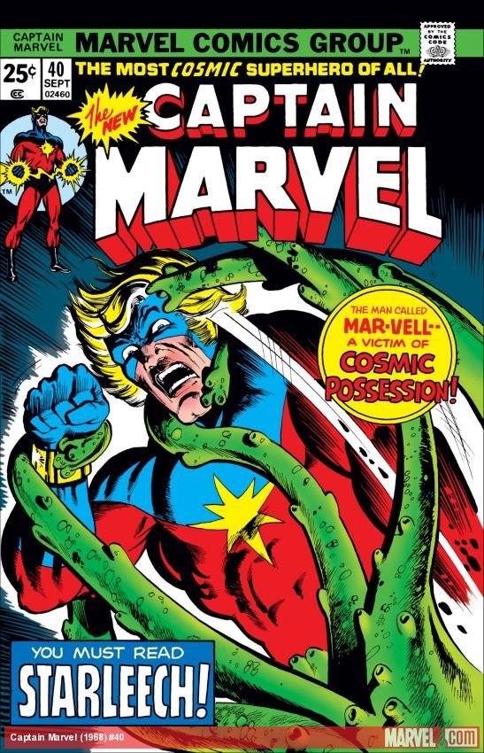 Cover of Captain Marvel (1968) - #40