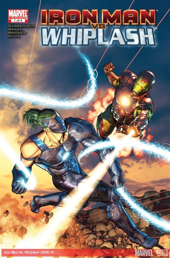 Cover of Iron Man Vs. Whiplash (2009) - #1