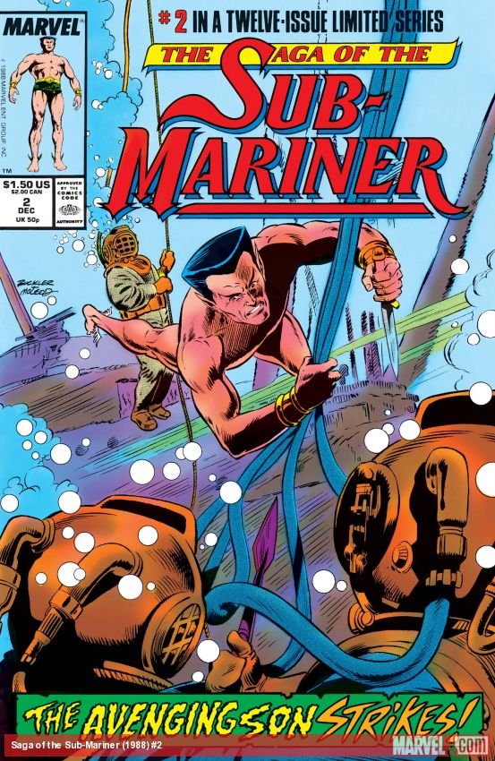 Cover of Saga Of The Sub-Mariner (1988) - #2