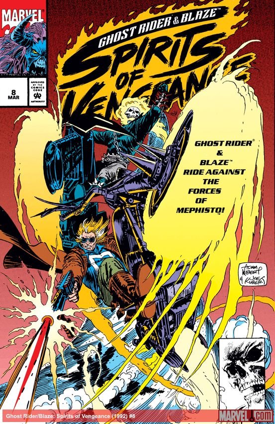 Cover of Ghost Rider/Blaze: Spirits Of Vengeance (1992) - #8