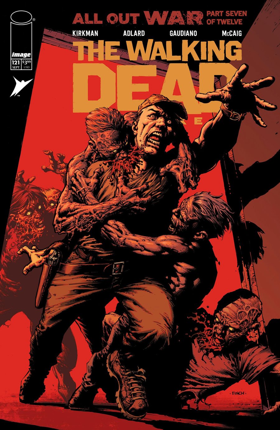 Cover of The The Walking Dead: Deluxe (2020) - #121