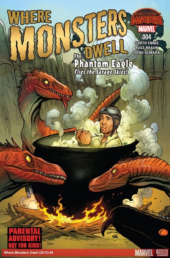 Cover of Where Monsters Dwell (2015) - #4
