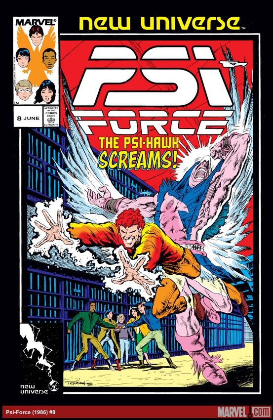 Cover of Psi-Force (1986) - #8