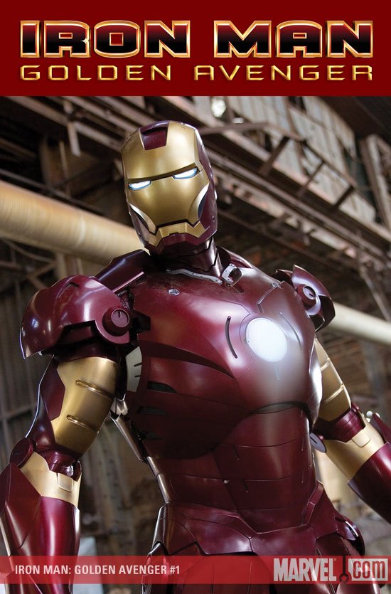 Cover of Iron Man: Golden Avenger (2008) - #1