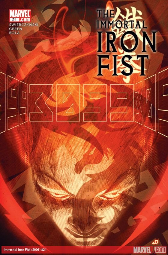 Cover of The Immortal Iron Fist (2006) - #21