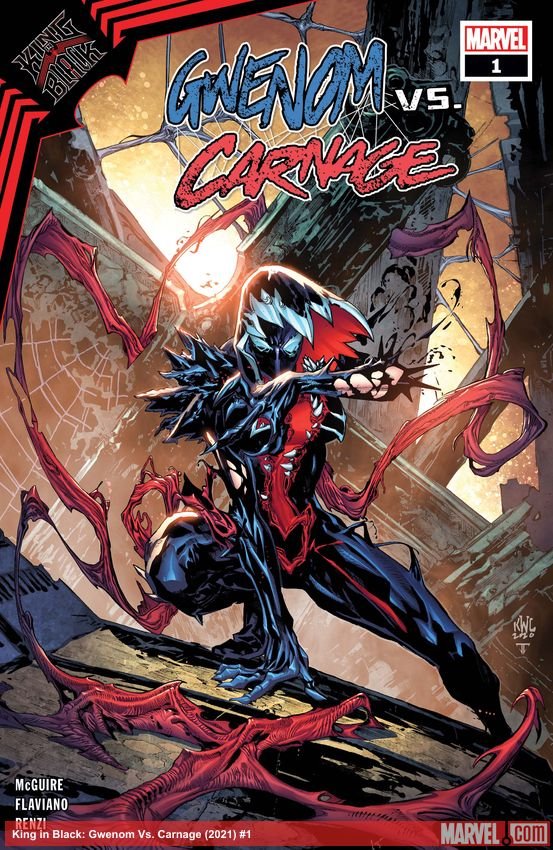 Cover of King In Black: Gwenom Vs. Carnage (2021) - #1