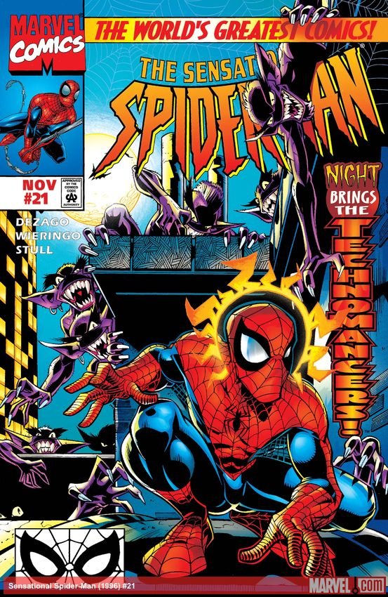 Cover of Sensational Spider-Man (1996) - #21