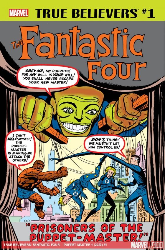 Cover of True Believers: Fantastic Four - Puppet Master (2018) - #1