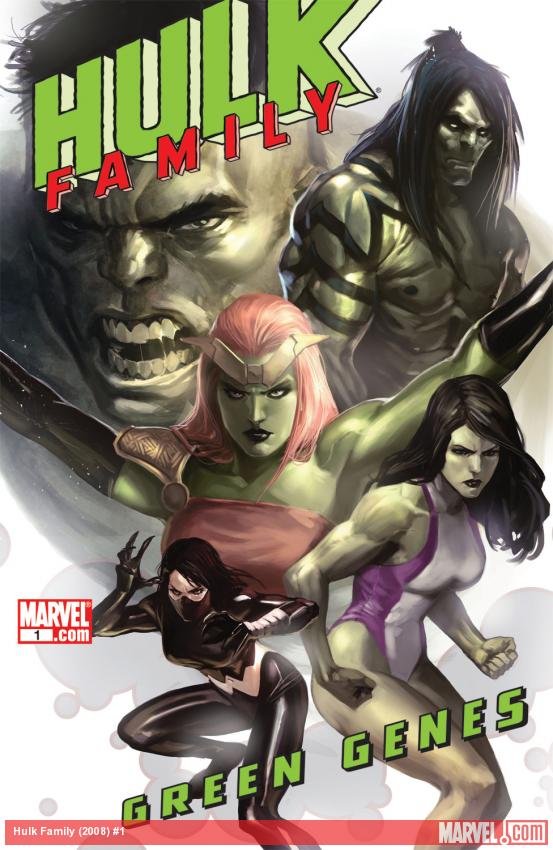 Cover of Hulk Family: Green Genes (2008) - #1