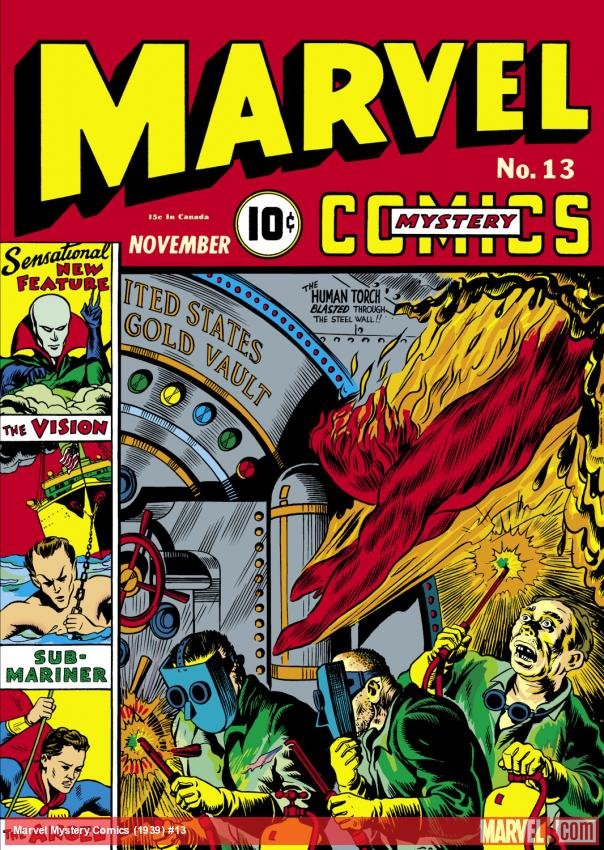Cover of Marvel Mystery Comics (1939) - #13