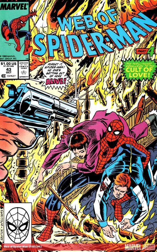 Cover of Web Of Spider-Man (1985) - #43