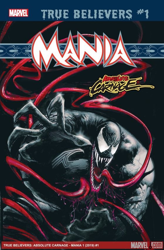 Cover of True Believers: Absolute Carnage - Mania (2019) - #1