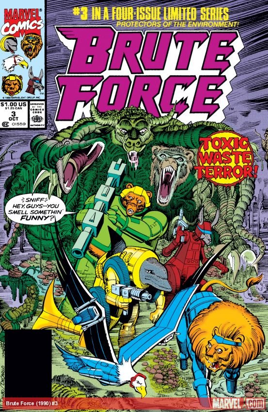 Cover of Brute Force (1990) - #3