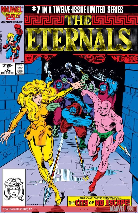 Cover of The Eternals (1985) - #7