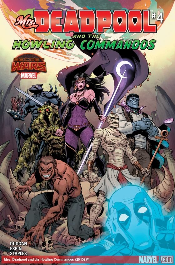 Cover of Mrs. Deadpool And The Howling Commandos (2015) - #4