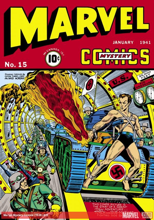 Cover of Marvel Mystery Comics (1939) - #15