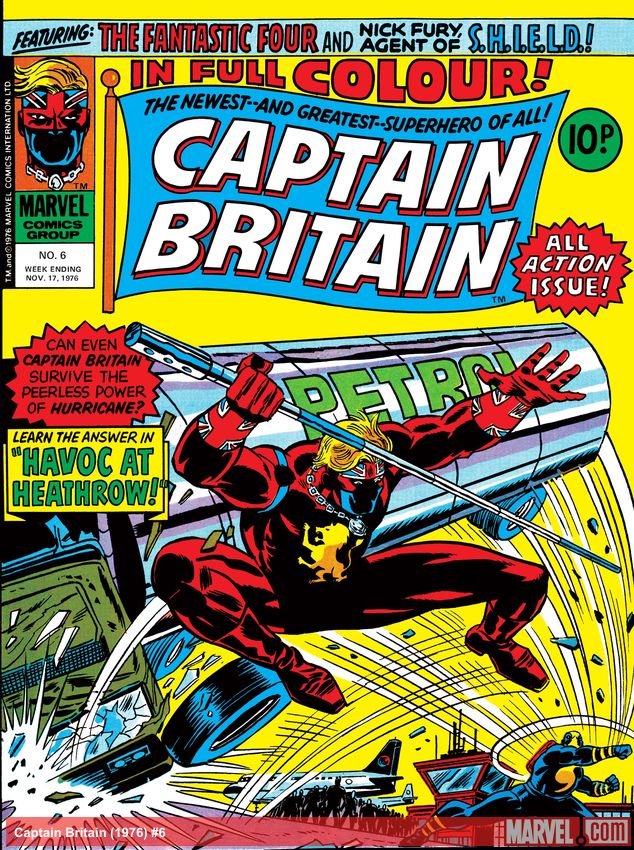 Cover of Captain Britain (1976) - #6