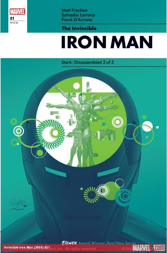 Cover of Invincible Iron Man (2008) - #21