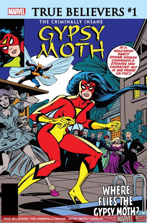 Cover of True Believers: The Criminally Insane - Gypsy Moth (2020) - #1
