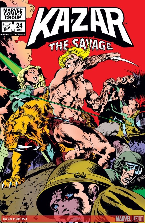 Cover of Ka-Zar The Savage (1981) - #24