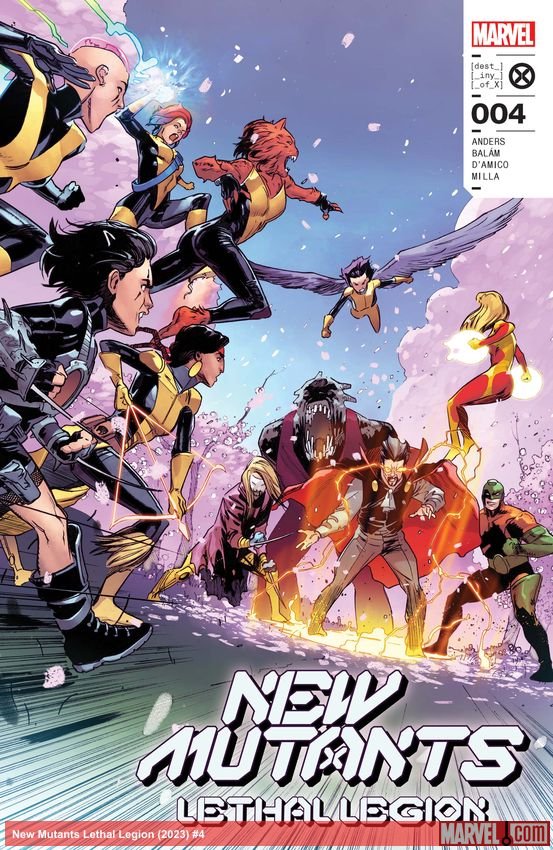 Cover of New Mutants Lethal Legion (2023) - #4