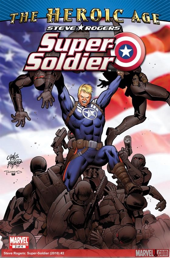 Cover of Steve Rogers: Super-Soldier (2010) - #2