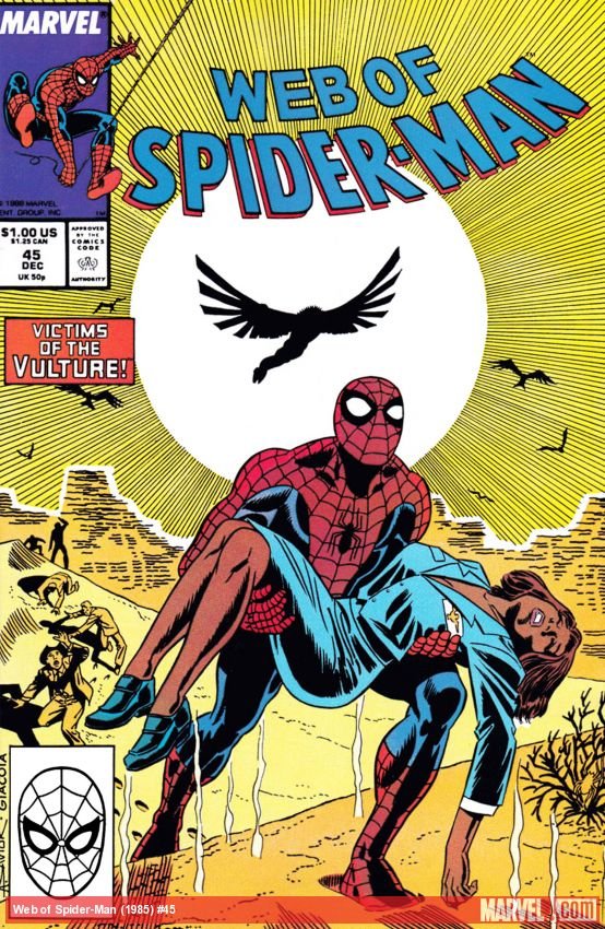 Cover of Web Of Spider-Man (1985) - #45