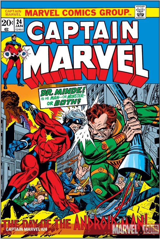 Cover of Captain Marvel (1968) - #24