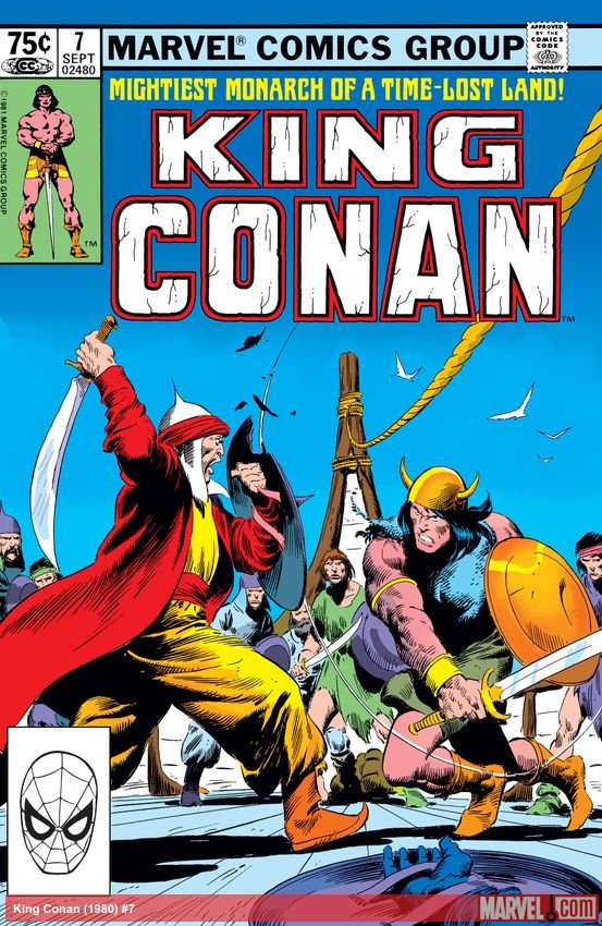 Cover of King Conan (1980) - #7