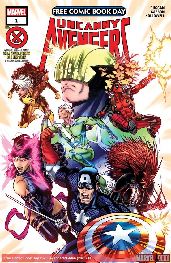 Cover of Free Comic Book Day 2023: Avengers/X-Men (2023) - #1