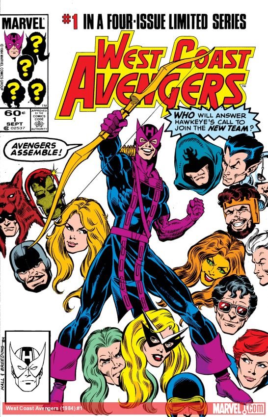 Cover of West Coast Avengers (1984) - #1