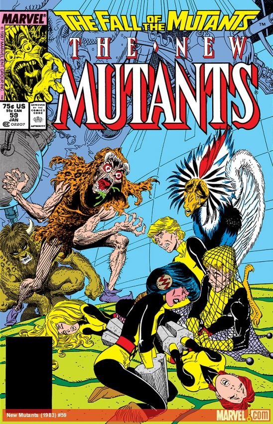 Cover of New Mutants (1983) - #59